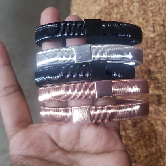 1pcs Bracelet or Sleeve Cuff Holder Metal Sleeve Garter 2 in 1 - Picture 9 of 12